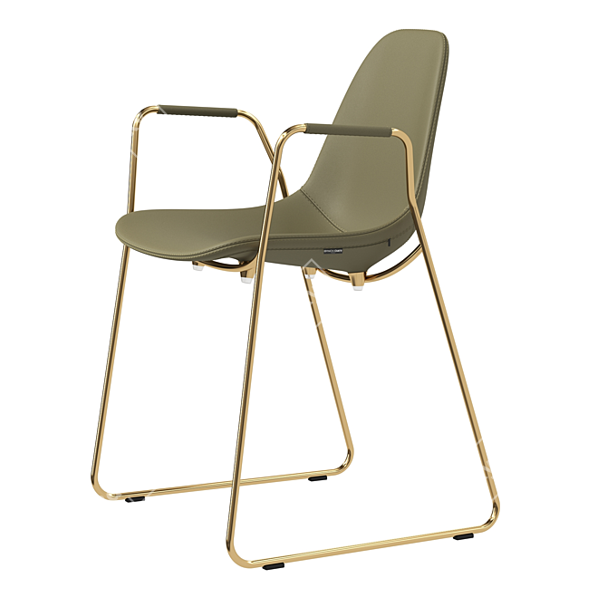 Italian Style Mammamia Sled 3D model image 4