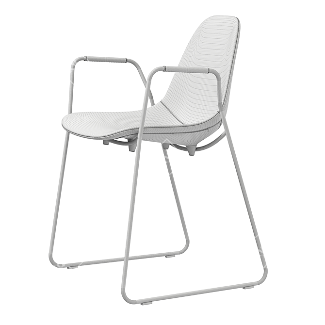 Italian Style Mammamia Sled 3D model image 5