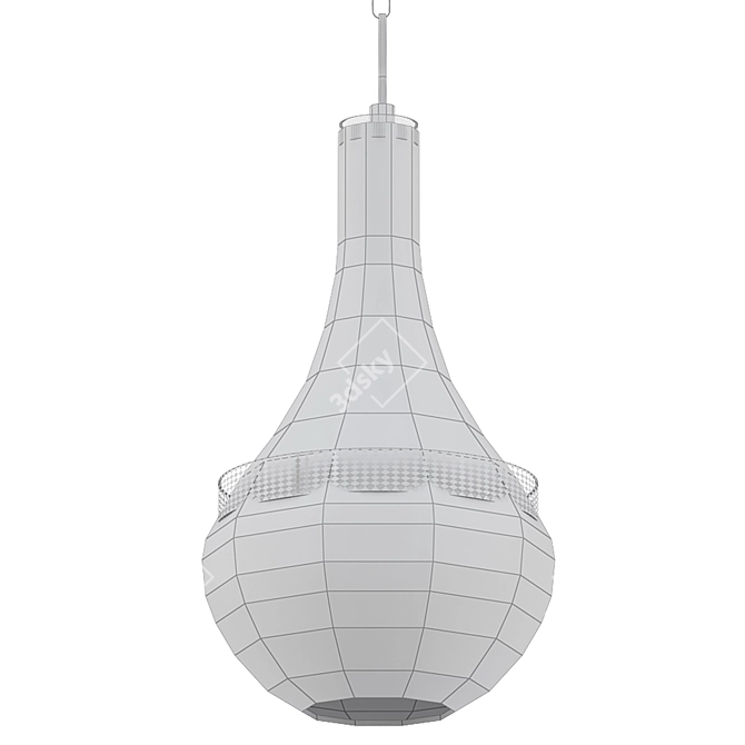 Elegant Hagen Pendant 3D model image 2