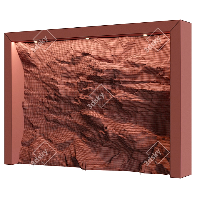 Green Natural Stone Wall1 - 2015 Edition 3D model image 11