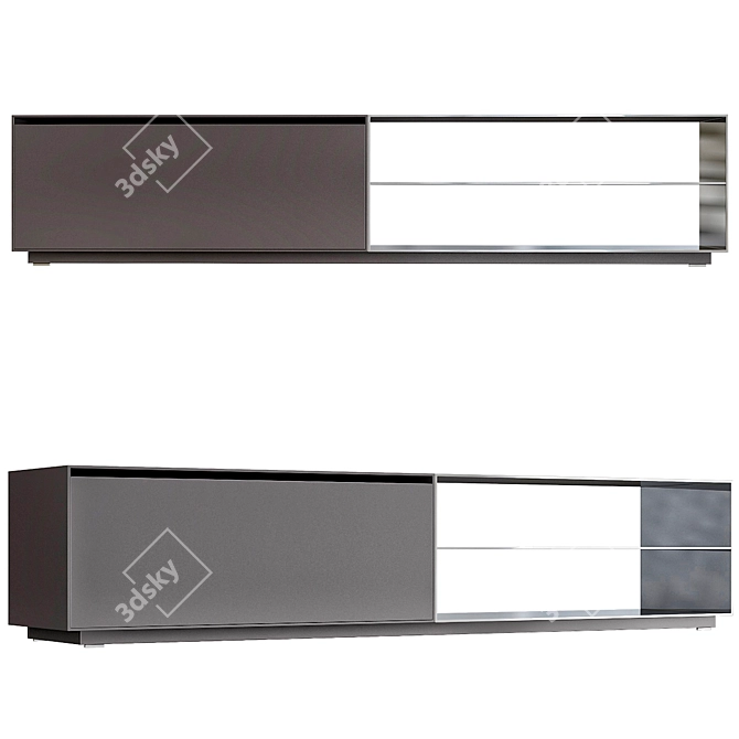 Elegance defined: Theca Sideboard 3D model image 1