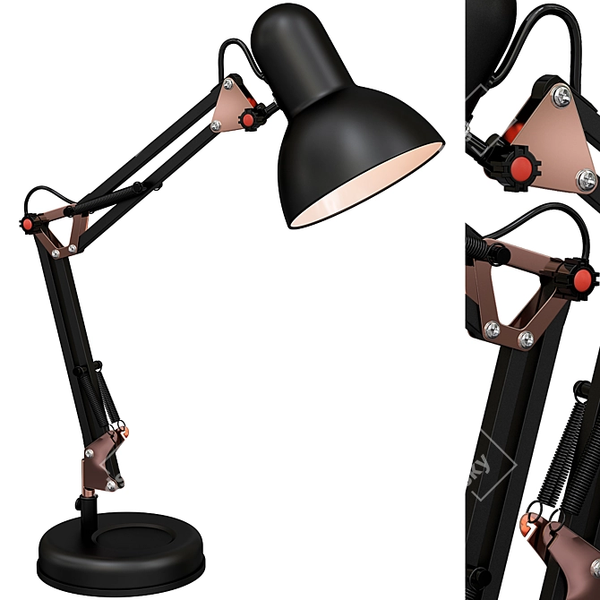 Arte Lamp Junior A1330LT-1BA: Stylish Desk Lamp with Polygon Design 3D model image 4