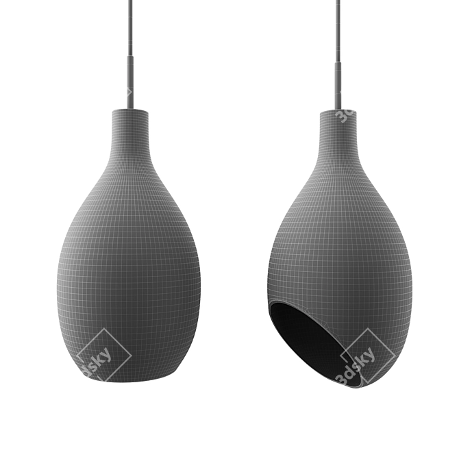 ESTIN Pendant Light, Brown/Blue 3D model image 4
