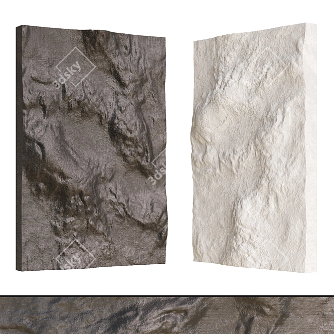 Natural Stone Decor: 1445mmx270mmx2145mm 3D model image 1