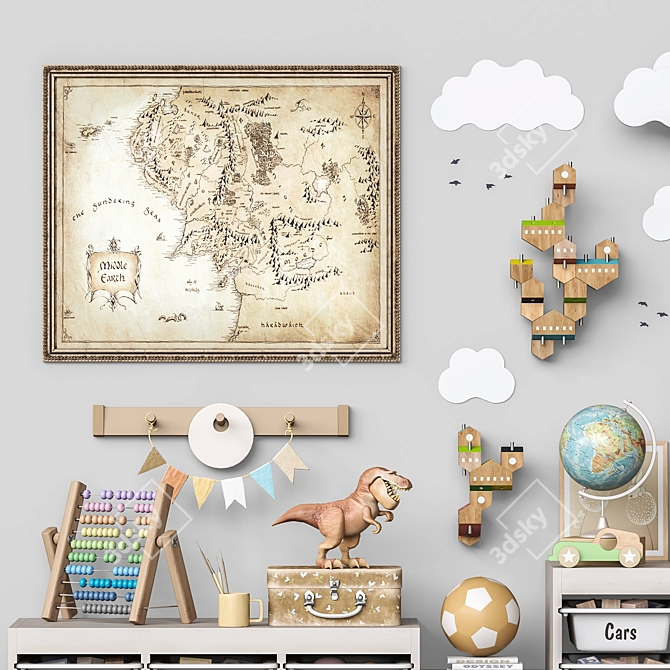 Kids Toy and Furniture Set 3D model image 4
