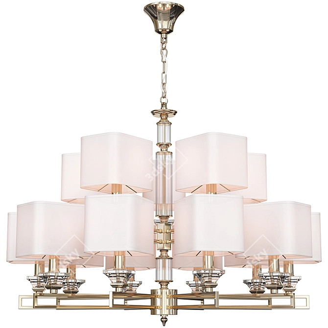  Elegant Maytoni Ontario Pendant Chandelier 3D model image 2