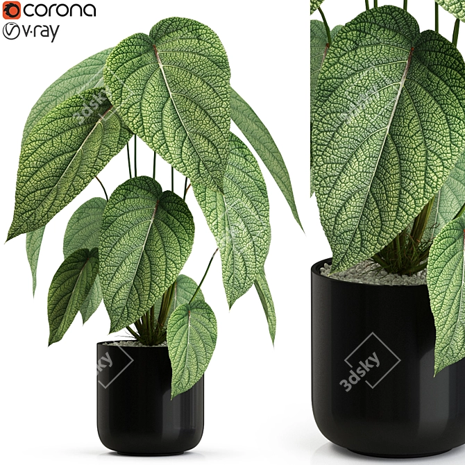 Lush Greenery Assortment 533 3D model image 1