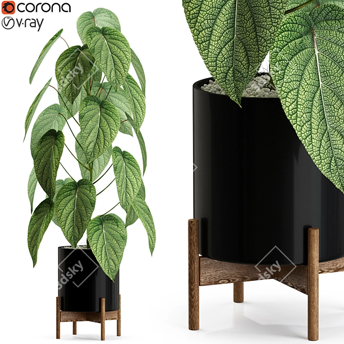 Lush Greenery Assortment 535 3D model image 1