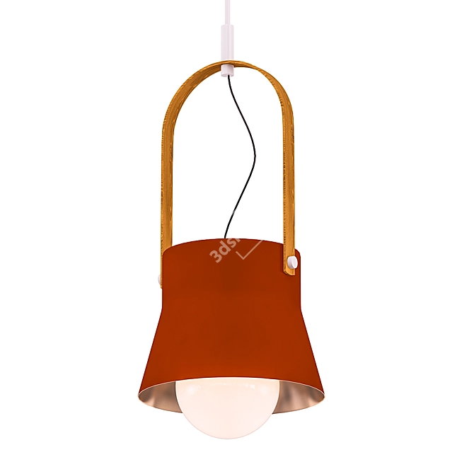 Modern LED Hanging Dome Lights 3D model image 1