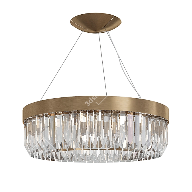 Elegant Patrizia Volpato Pendant Chandelier 3D model image 1