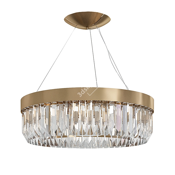 Elegant Patrizia Volpato Pendant Chandelier 3D model image 3