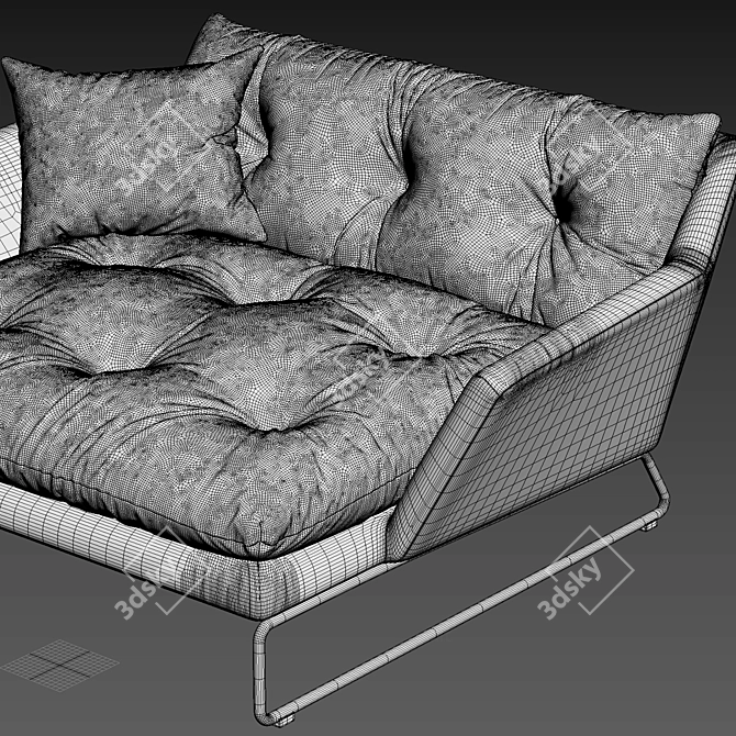 New York Suite Armchair 3D model image 5