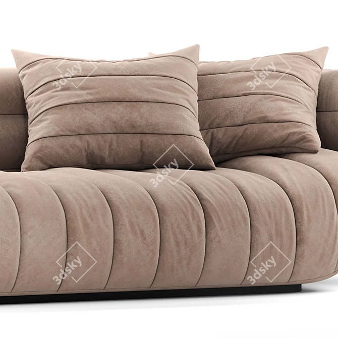 Elegant Baxter Sofa - Italian Craftsmanship 3D model image 2