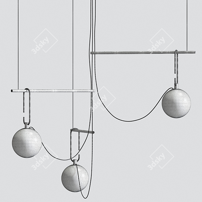 Ic Flos Pendant Lamp Collection 3D model image 4