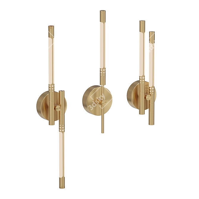 Sleek VALA WALL Lamp - Modern Lighting 3D model image 1