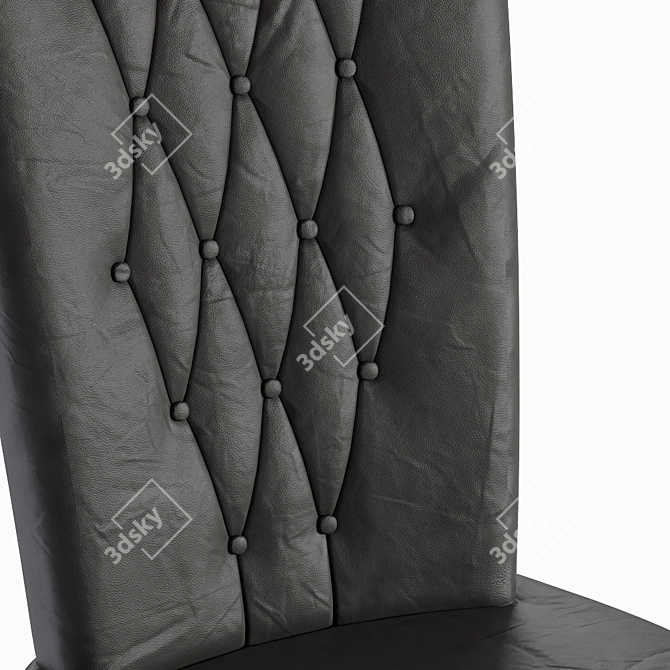 Sleek Modern Armchair 3D model image 2