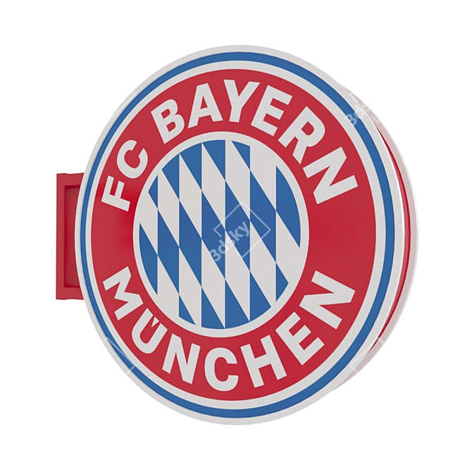 Bayern's Pride: Official Club Merch 3D model image 5