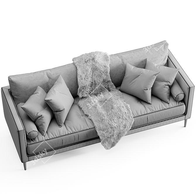 Maxalto Simpliciter 2015: Minimalistic Millimeter-Perfect Sofa 3D model image 6