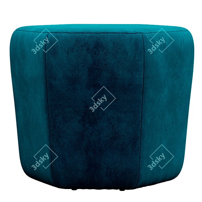 Swoon's Hagen Pouf: Cozy Elegance 3D model image 4