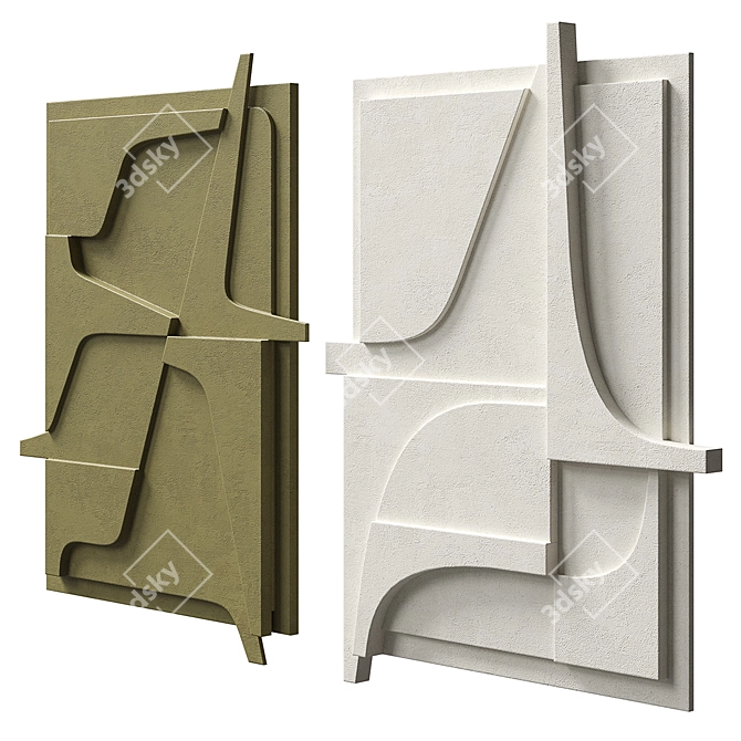Danish Design Relief Atelier Set 3D model image 2