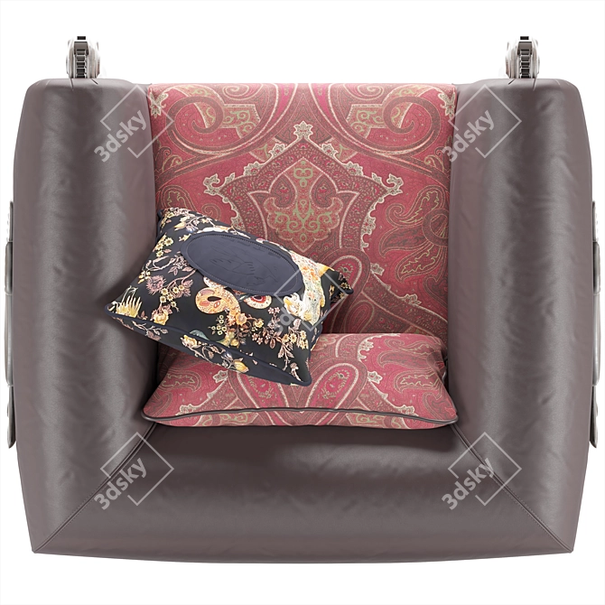 Etro Home Interiors Corinto Armchair 3D model image 4