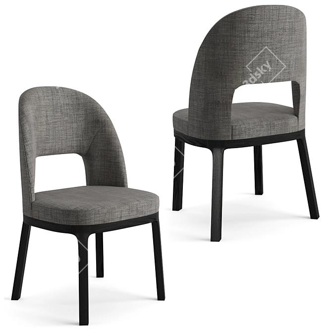 Elegant Flexform Mood Dining Set 3D model image 4