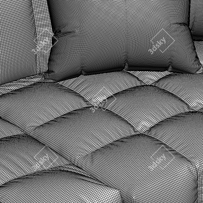 Cinno Cillini Loft Sofa: Modern Elegance for Your Space 3D model image 3