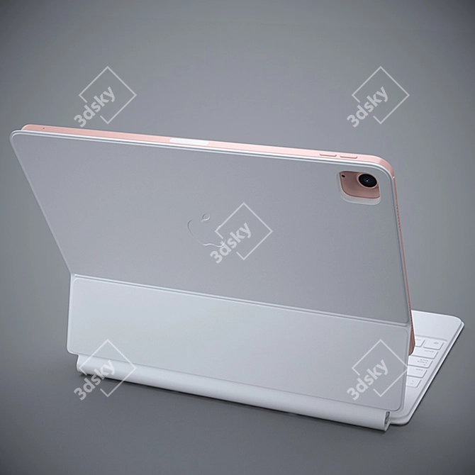 iPad Air 2020 All Colors with Magic Keyboard 3D model image 3