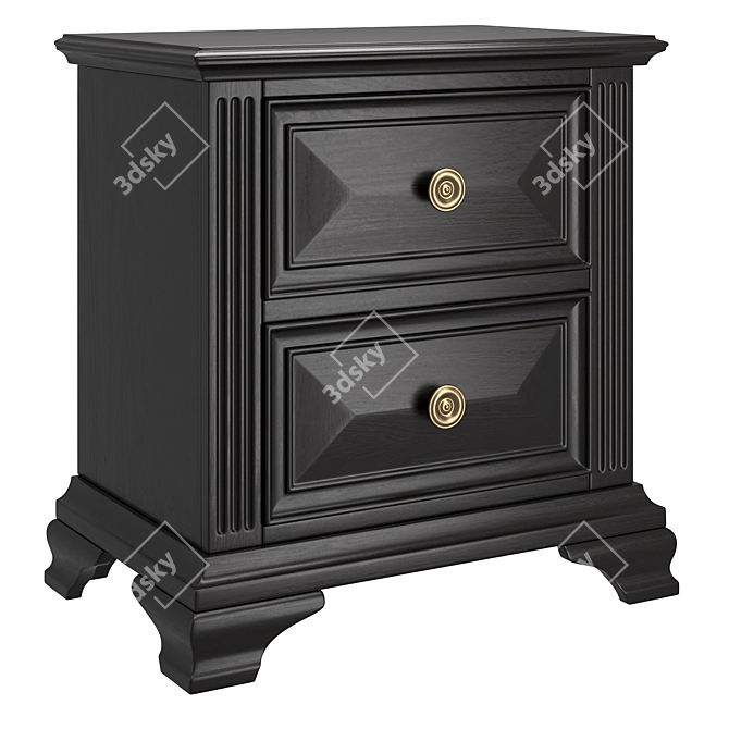 Essential Classic Nightstand 3D model image 3