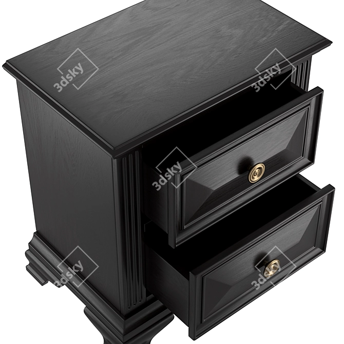 Essential Classic Nightstand 3D model image 5