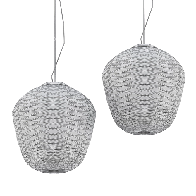 Samuel Wilkinson Blown Pendant Lamp 3D model image 2