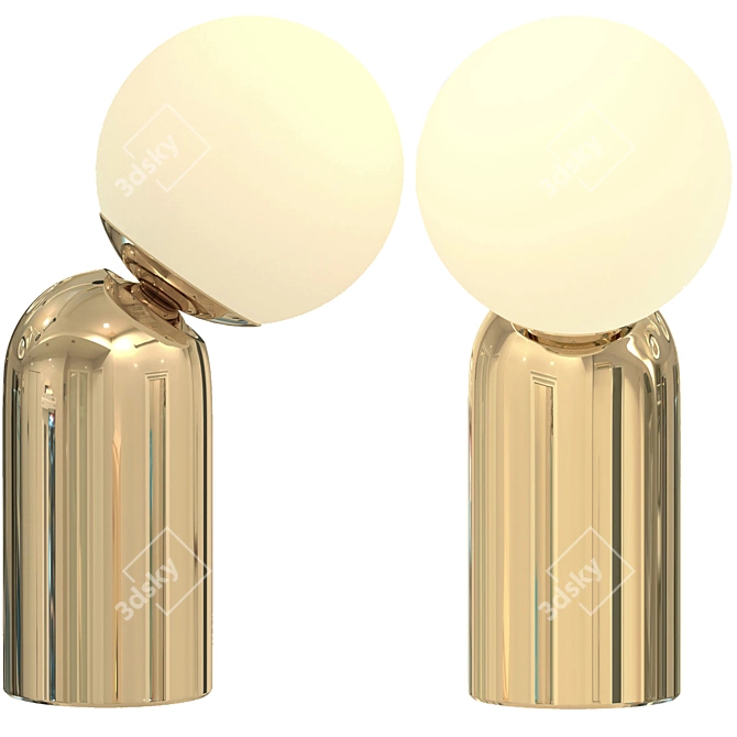 Sleek Modern Table Lamp 3D model image 1