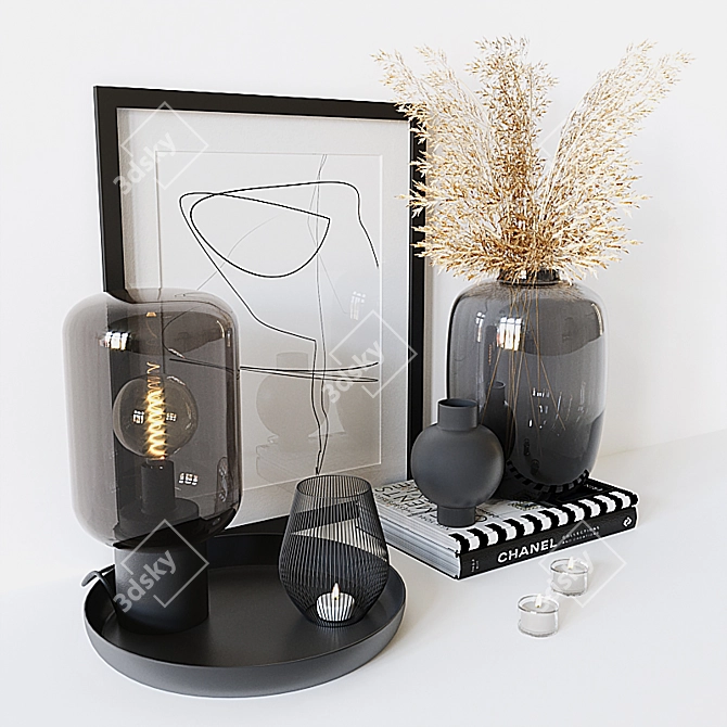 Decorative Set  Housewolf Home Décor 3D model image 5