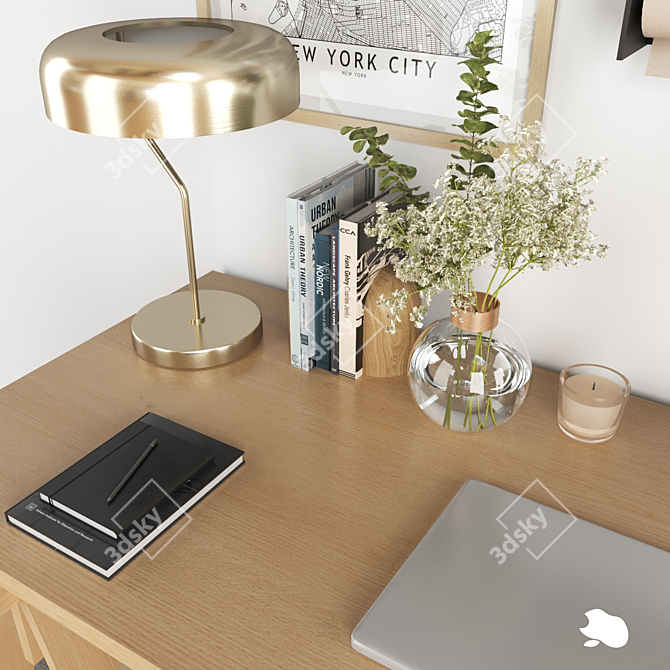 IKEA Home Office Set 3D model image 4