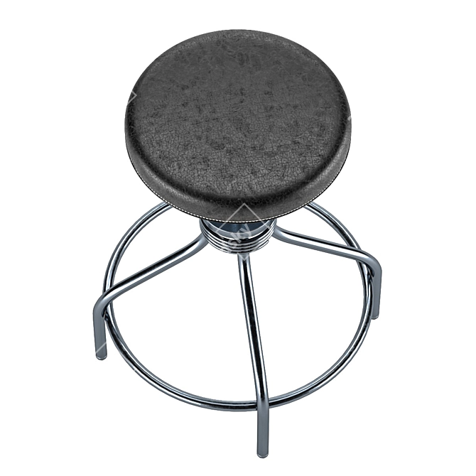 Sleek and Stylish Bar Stool 3D model image 2