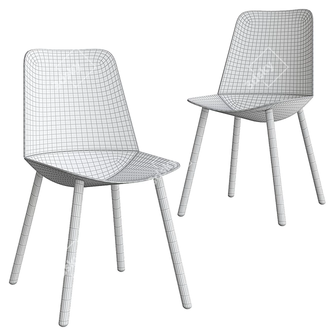 Jin Kuramoto Design Chairs 3D model image 2