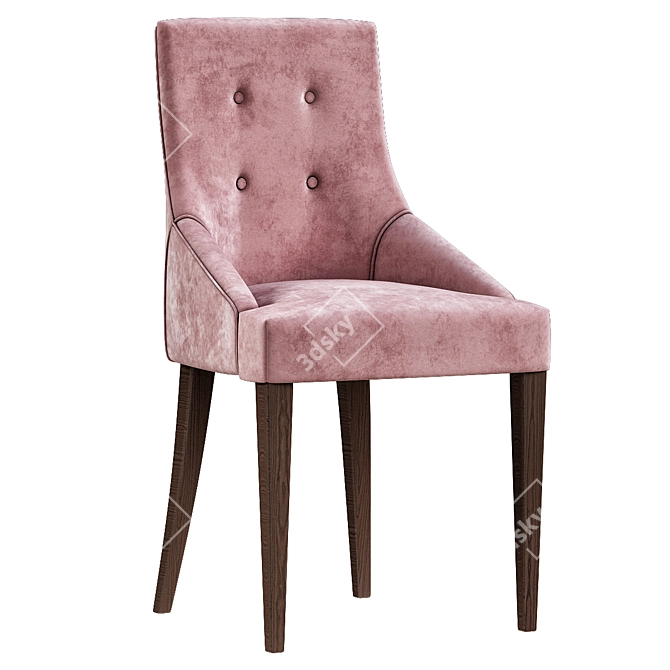 Elegant Chloe Chair- Porada's Finest 3D model image 1