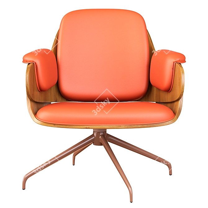 2017 Showtime Low Lounger: Stylish and Comfortable 3D model image 2