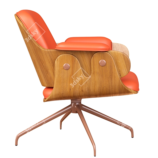 2017 Showtime Low Lounger: Stylish and Comfortable 3D model image 3