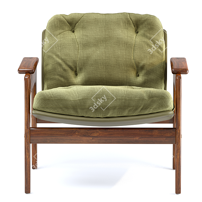 Elegant Renata Armchair: Stylish and High-Quality 3D model image 3