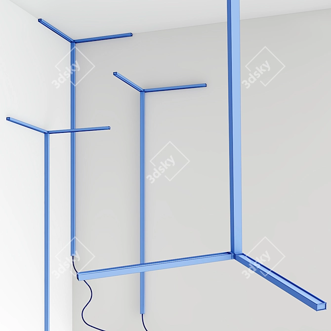 Karman Y LED Wall Light 3D model image 3