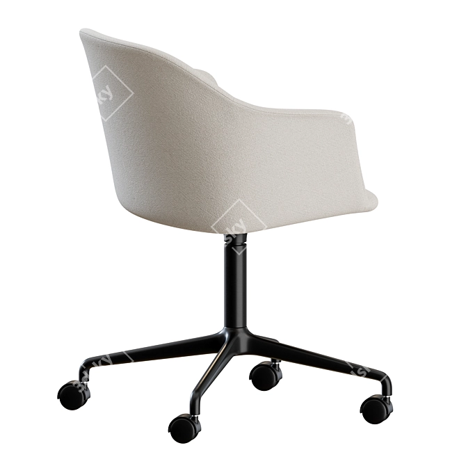 Modern Elegance: Rely HW50 Armchair 3D model image 7