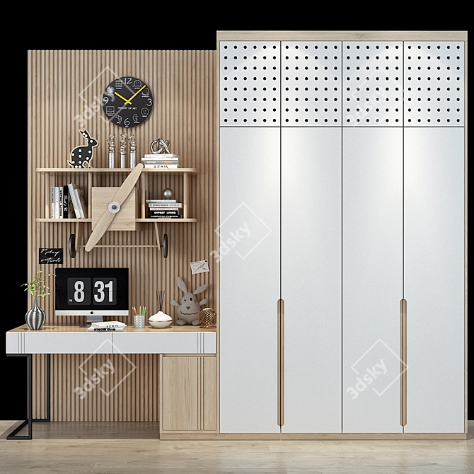 Child's Dream Furniture Set 3D model image 1