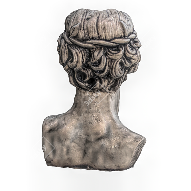 Sculpted Head: 32,006 Polygons 3D model image 4