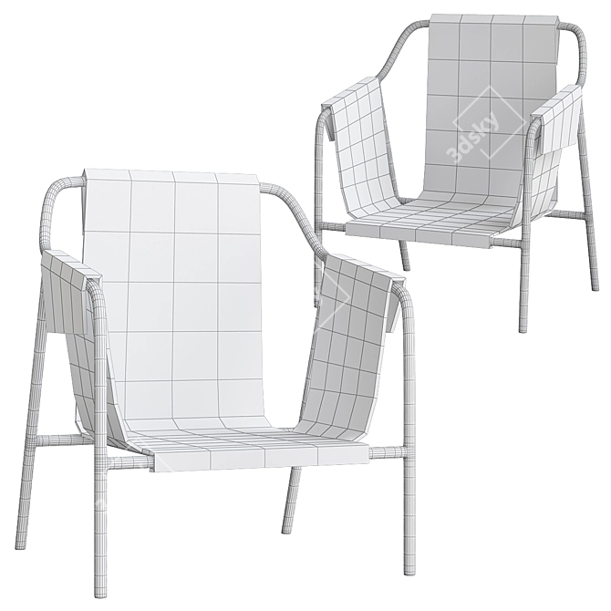 Elevate Comfort with Armrests 3D model image 3