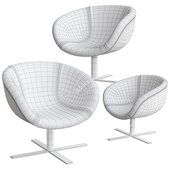 Sophisticated Comfort: MART Armchair 3D model image 3