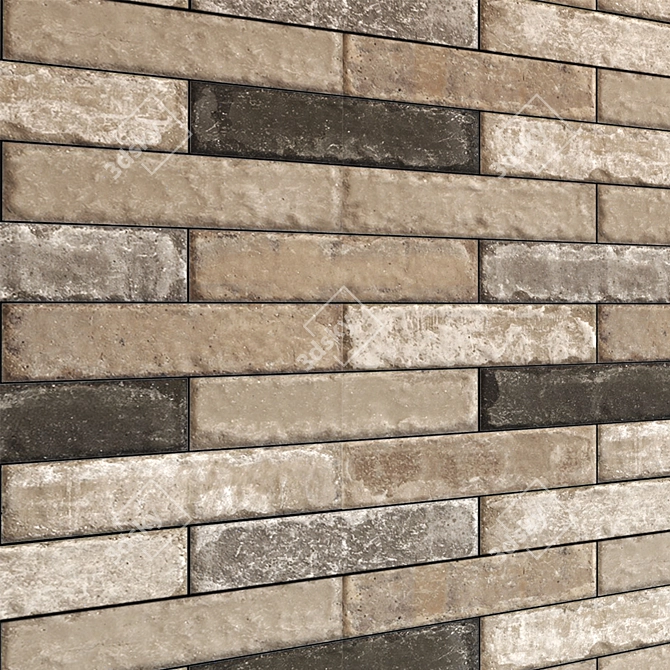 Medieval Stone Texture Kit 3D model image 2