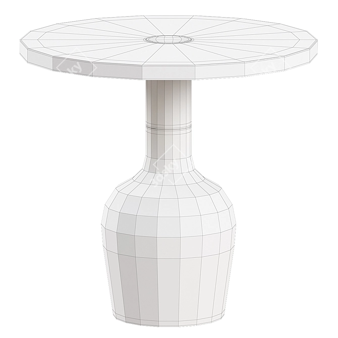 Modern Kane End Table 3D model image 2