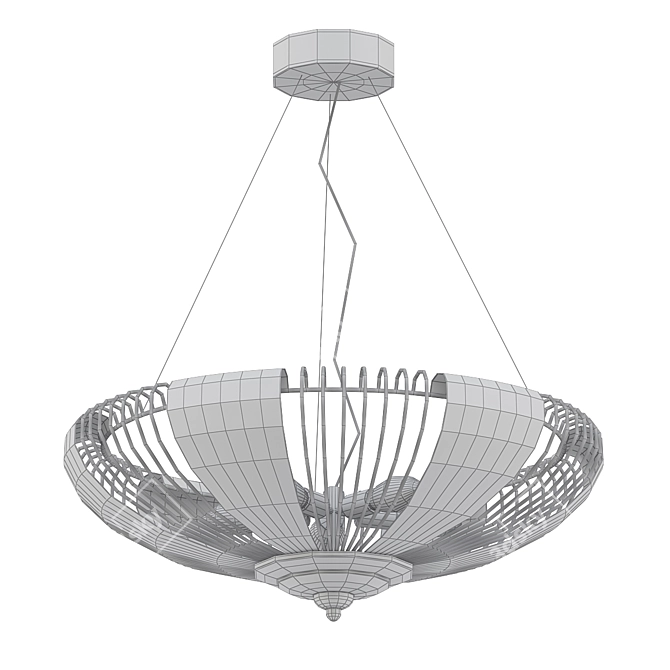 Exquisite Masca Marrakech Chandelier 3D model image 2