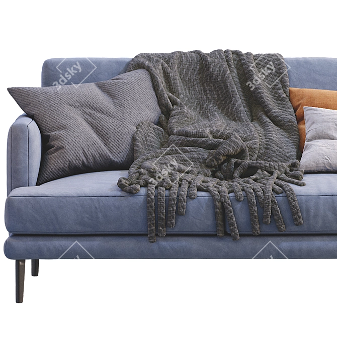Bonaldo Paraiso Sofa: Contemporary Comfort at its Finest 3D model image 2
